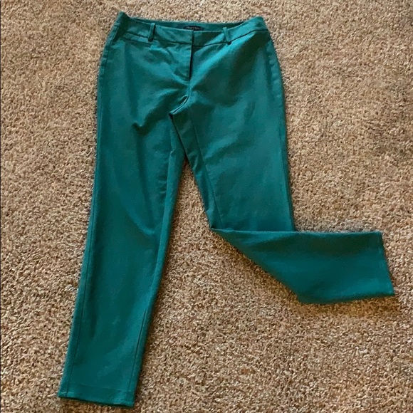 WHBM slim ankle teal and pink pants size 6R (2 for 1) - Picture 2 of 6